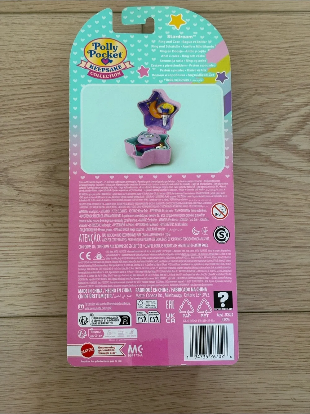 Polly pocket Keepsake Collection Star Playset - Purple/Pink